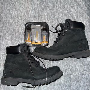 Timberland Black Combat Boots